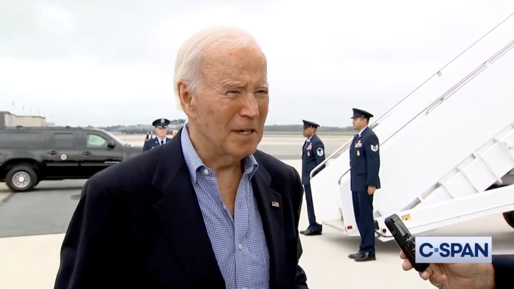 Joe Biden’s Message To North Carolina Flood Victims: Drop Dead